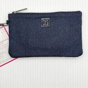 Liz Claiborne Phone Charging Wallet RFID Data Protection Midnight Glitter‎